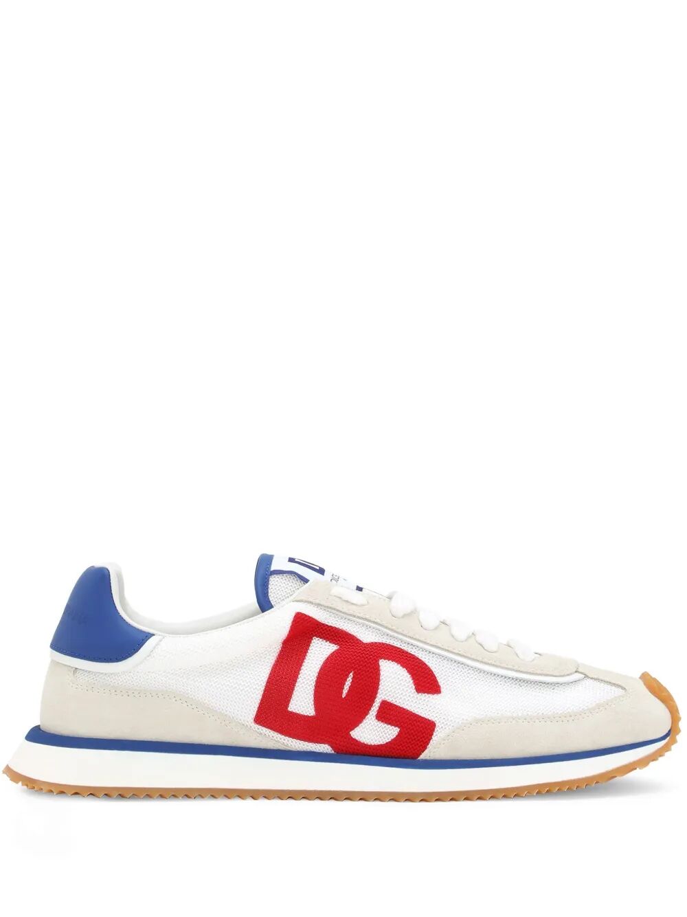 SUEDE AND MESH DG CUSHION SNEAKERS