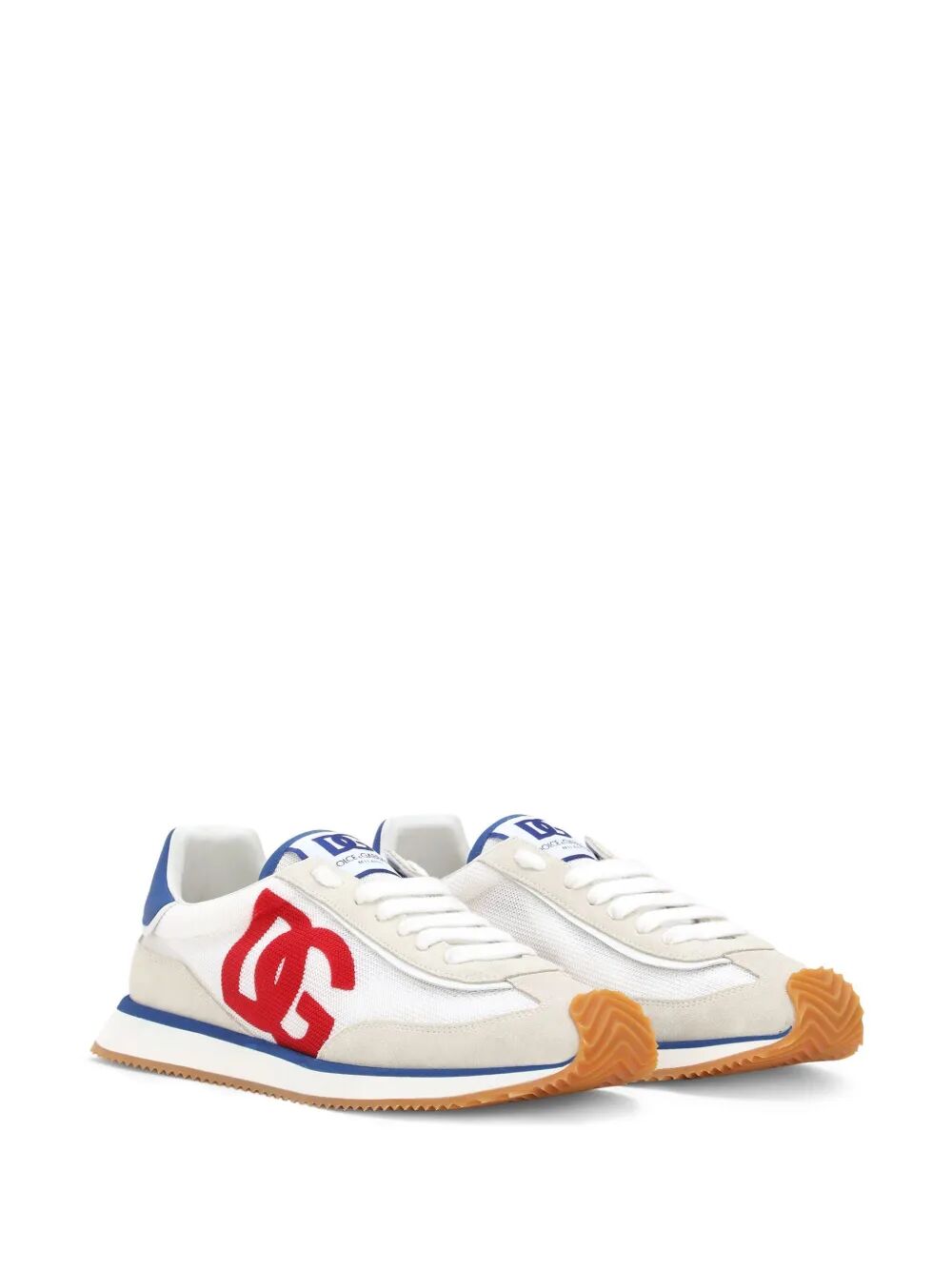 SUEDE AND MESH DG CUSHION SNEAKERS
