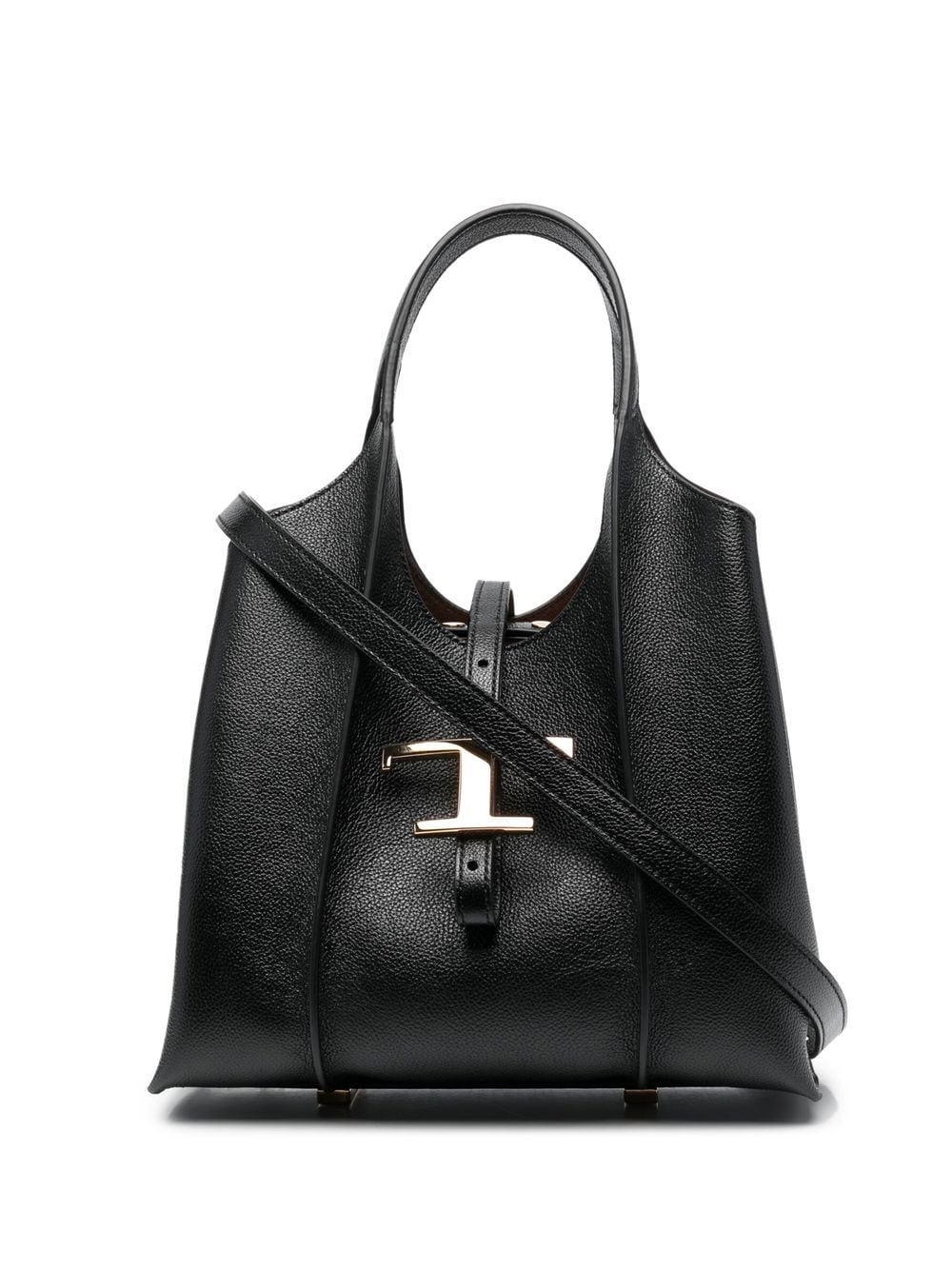 MINI T TIMELESS LEATHER SHOPPING BAG