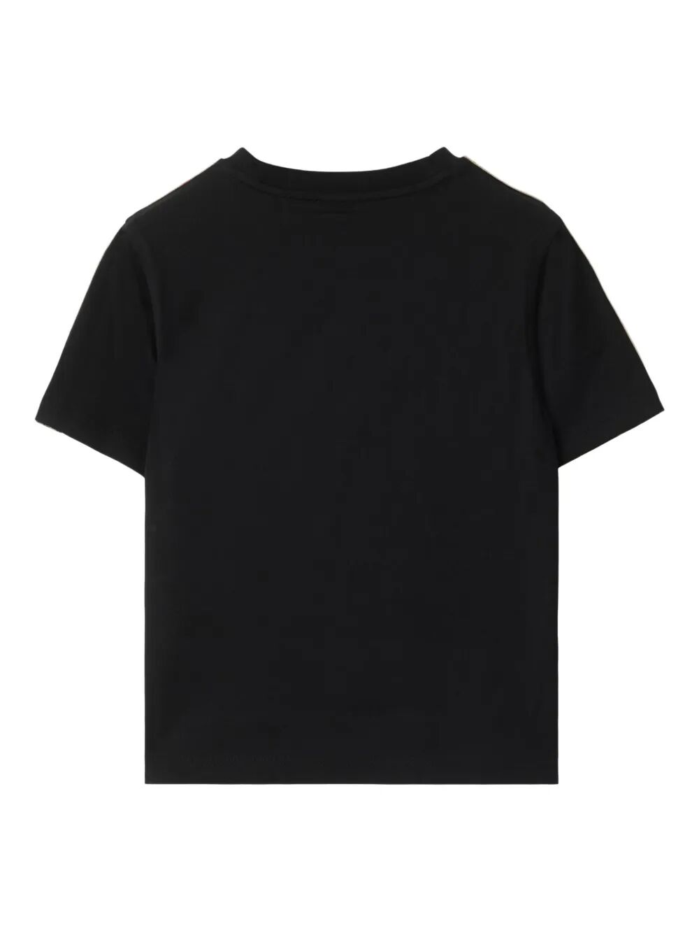 CHECK TRIM COTTON T-SHIRT