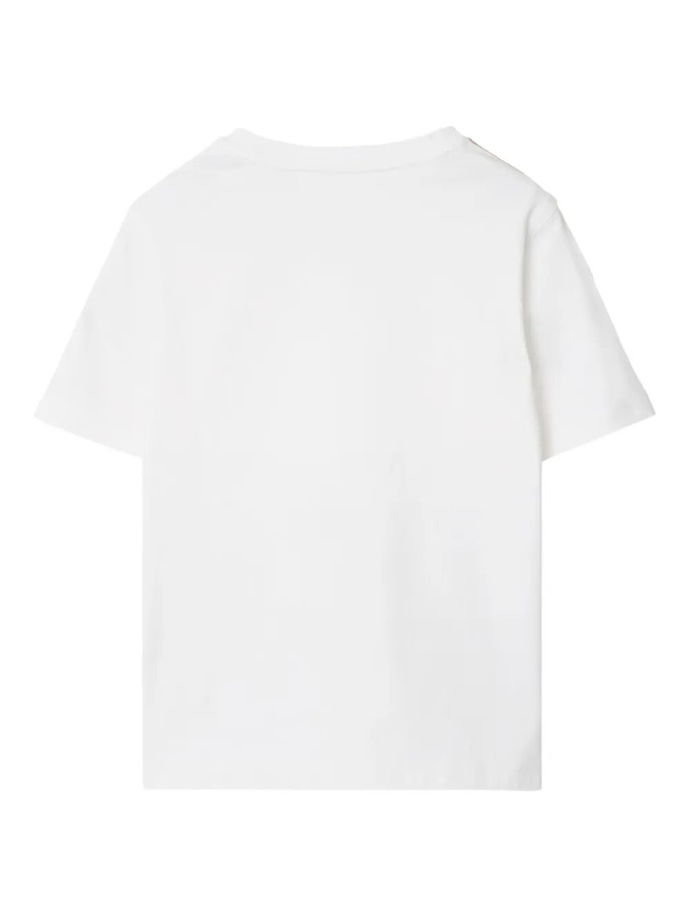 CHECK TRIM COTTON T-SHIRT