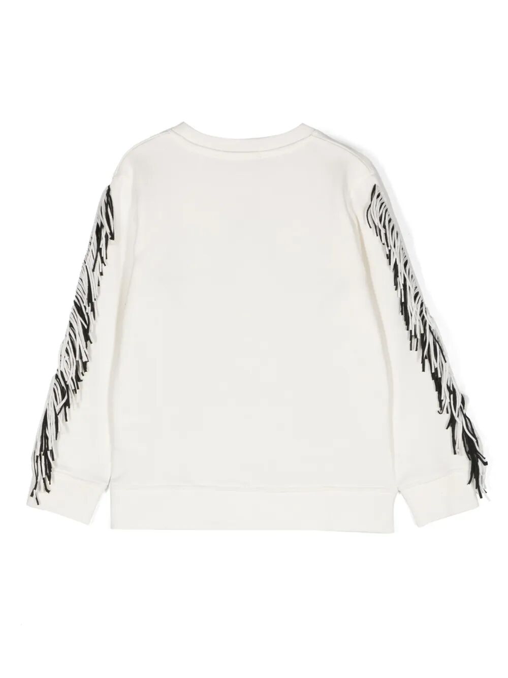 FRINGED STAR COTTON SWEATSHIRT