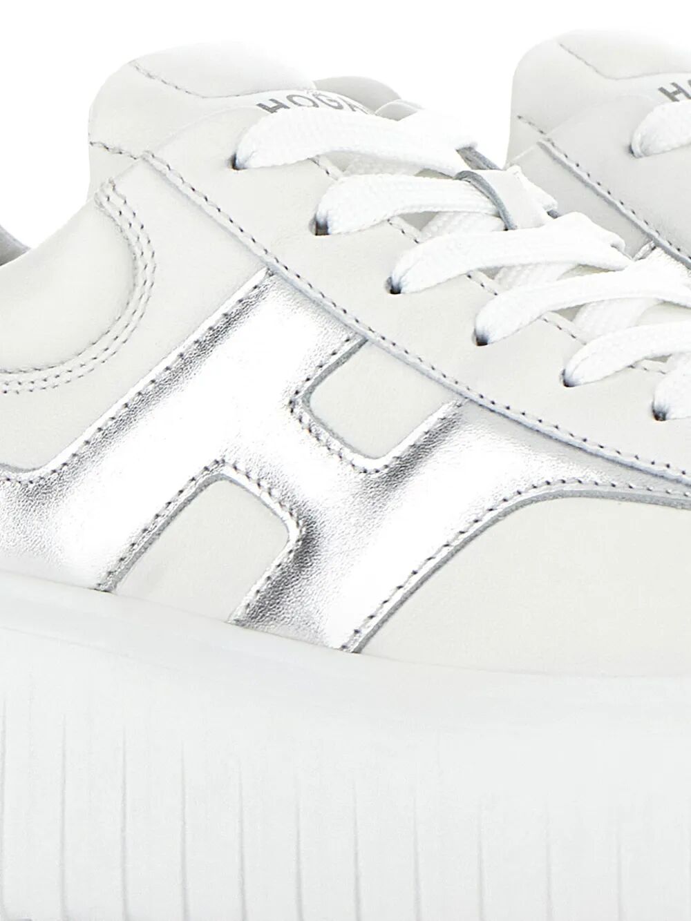 H-STRIPES NAPPA LEATHER SNEAKERS