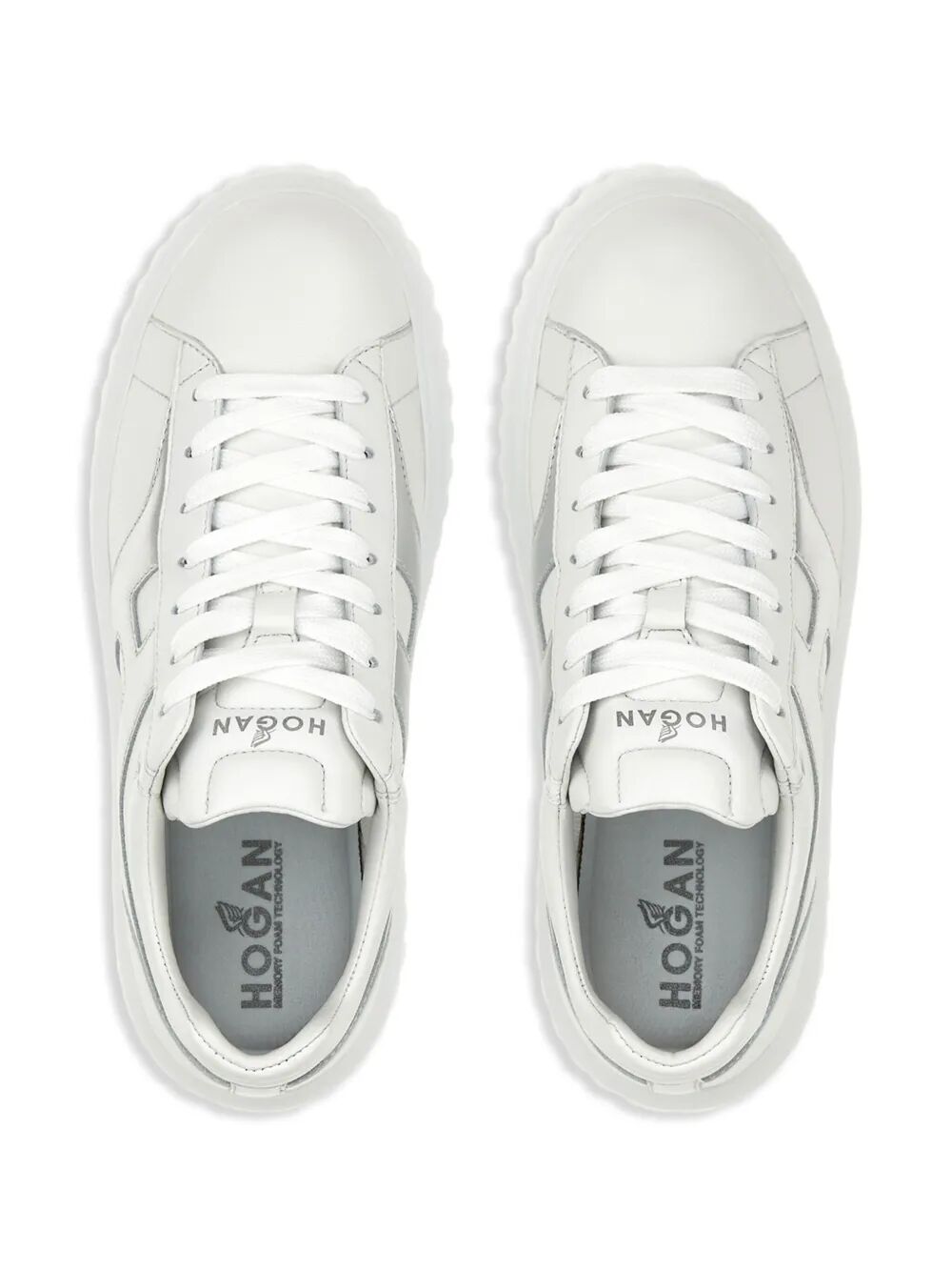 H-STRIPES NAPPA LEATHER SNEAKERS
