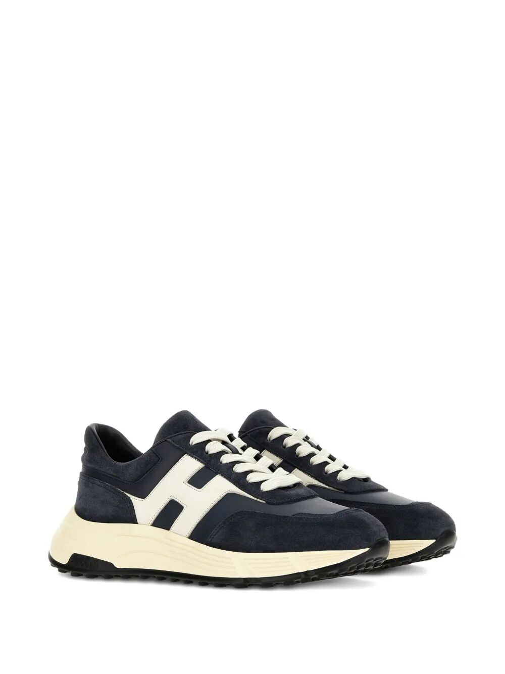 HYPERLIGHT SUEDE AND NAPPA LEATHER SNEAKERS