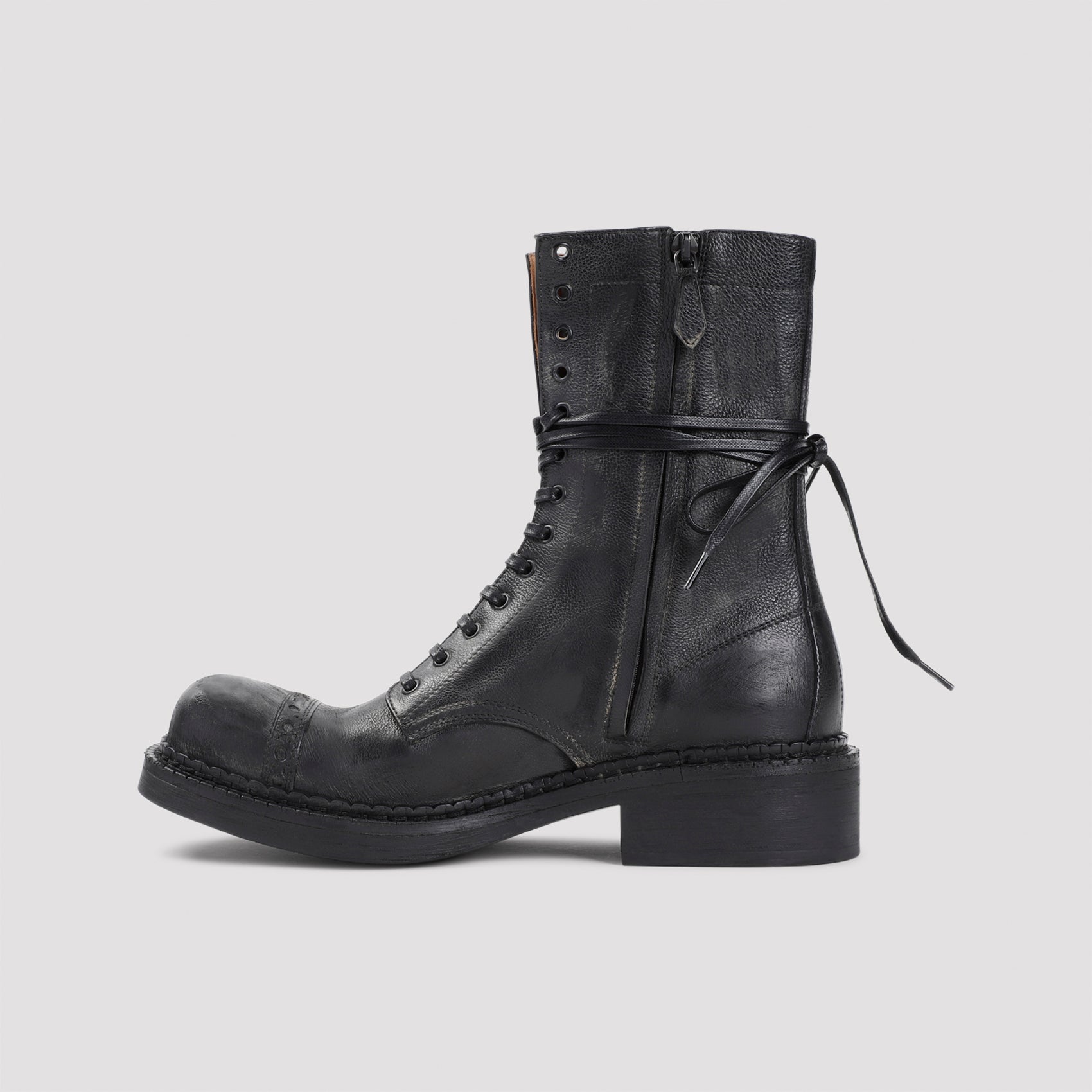 Laced Ankle Boots