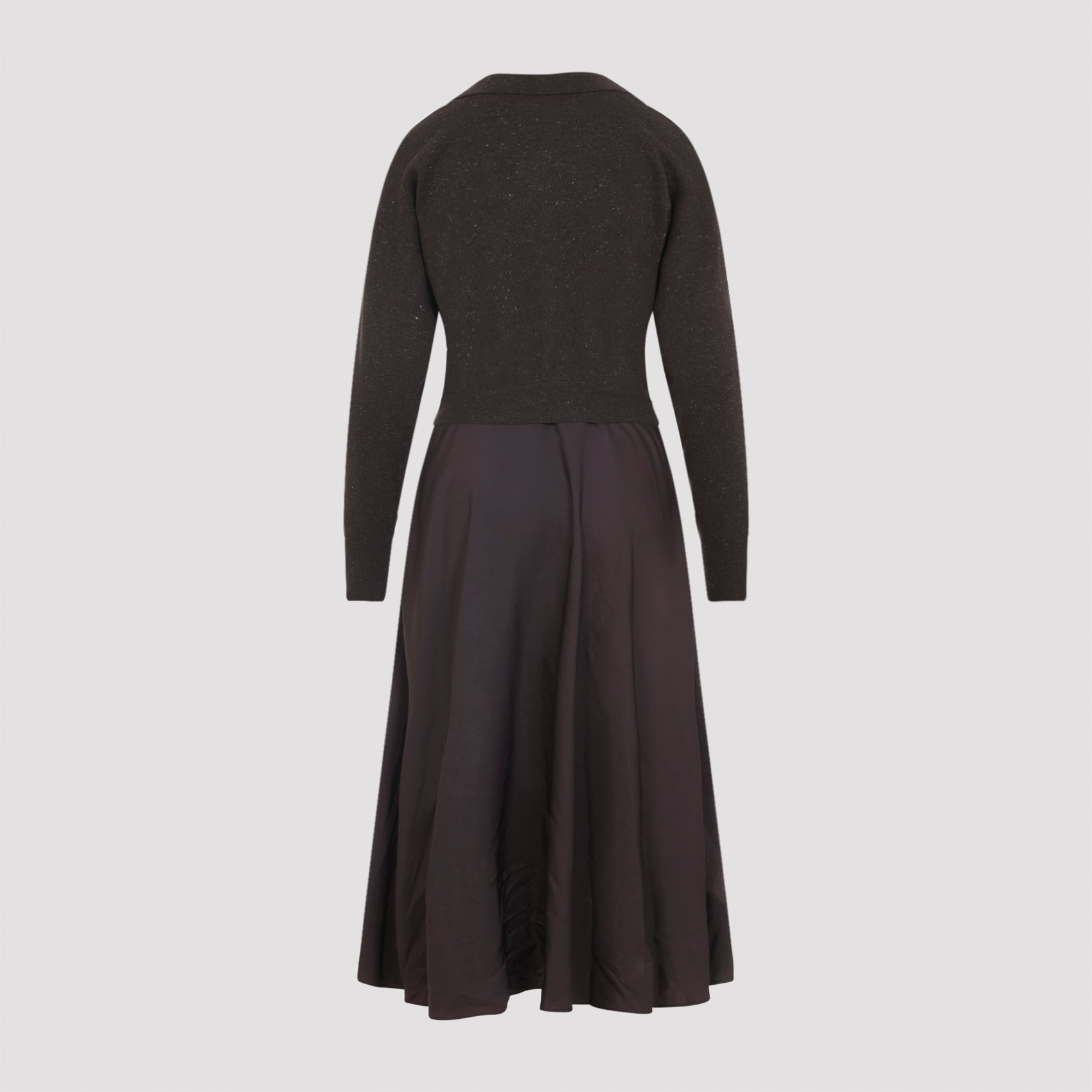Two-Fabrics Dress