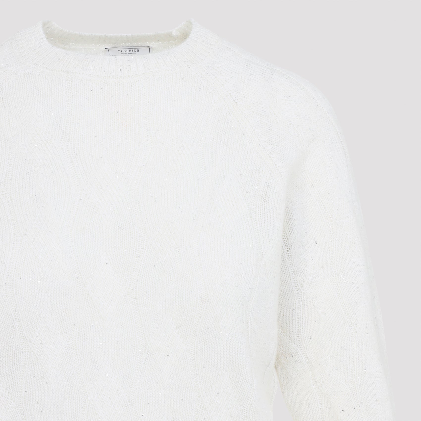 Braid White Sweater