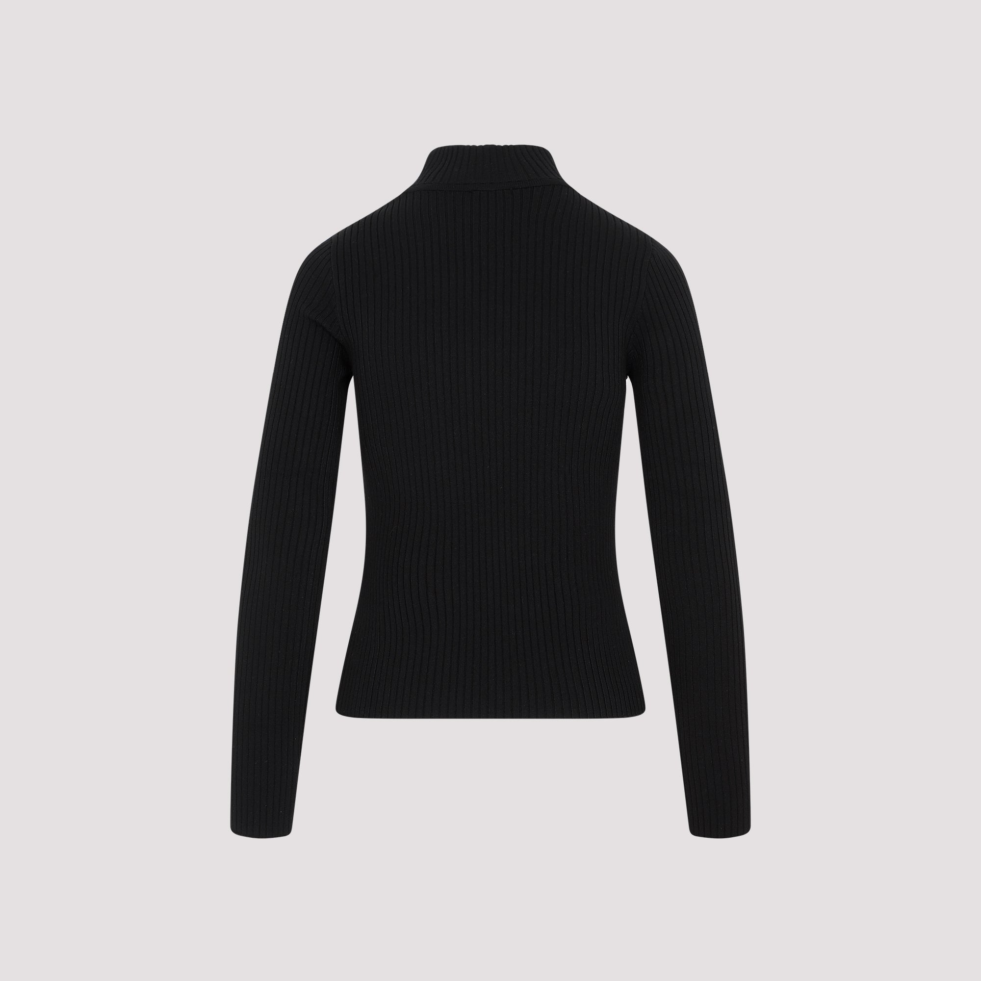 Courrèges Roll Neck Ribbed Jumper