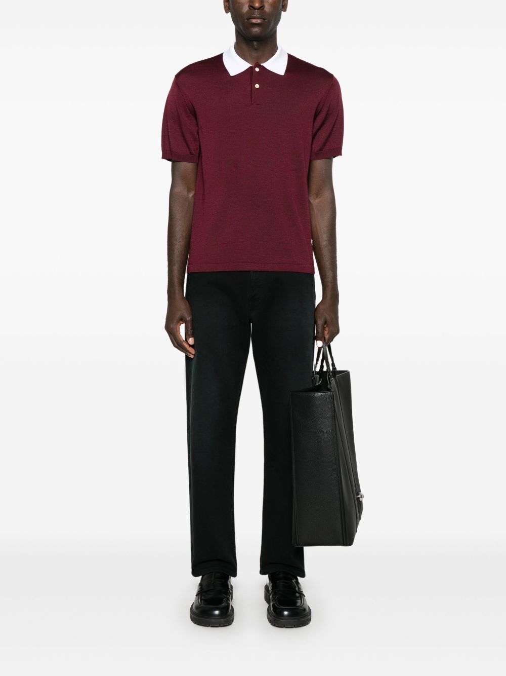 STRAIGHT LEG TAPERED JEANS