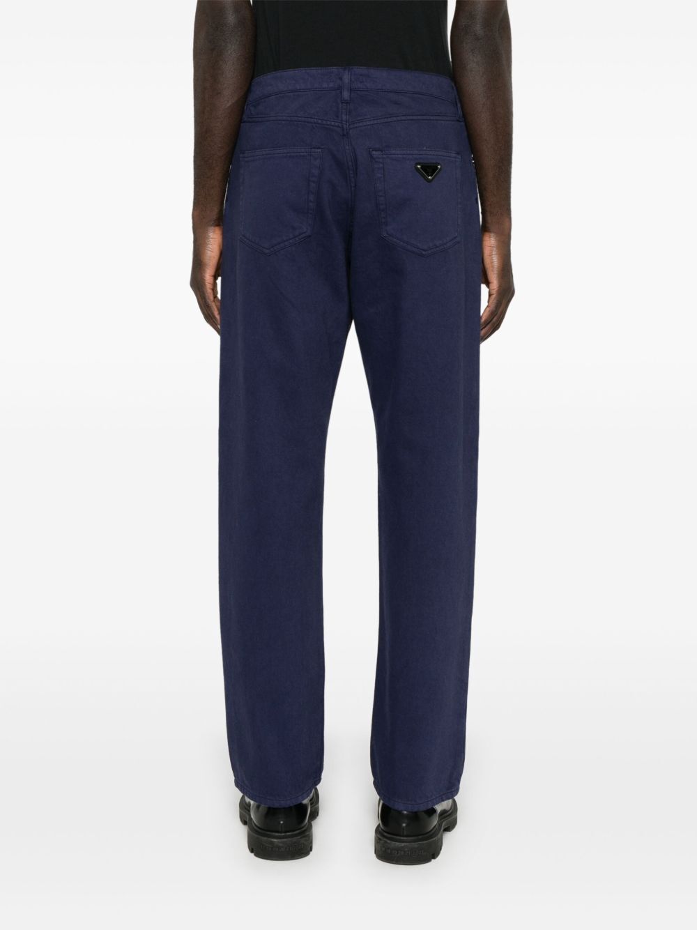 STRAIGHT LEG TAPERED JEANS