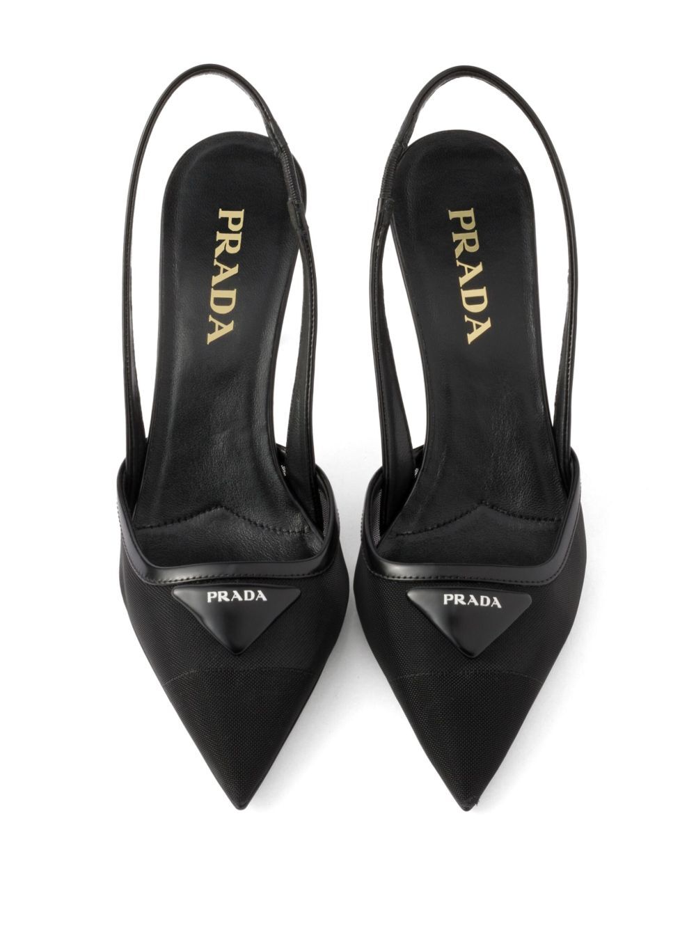 MESH SLINGBACK PUMPS