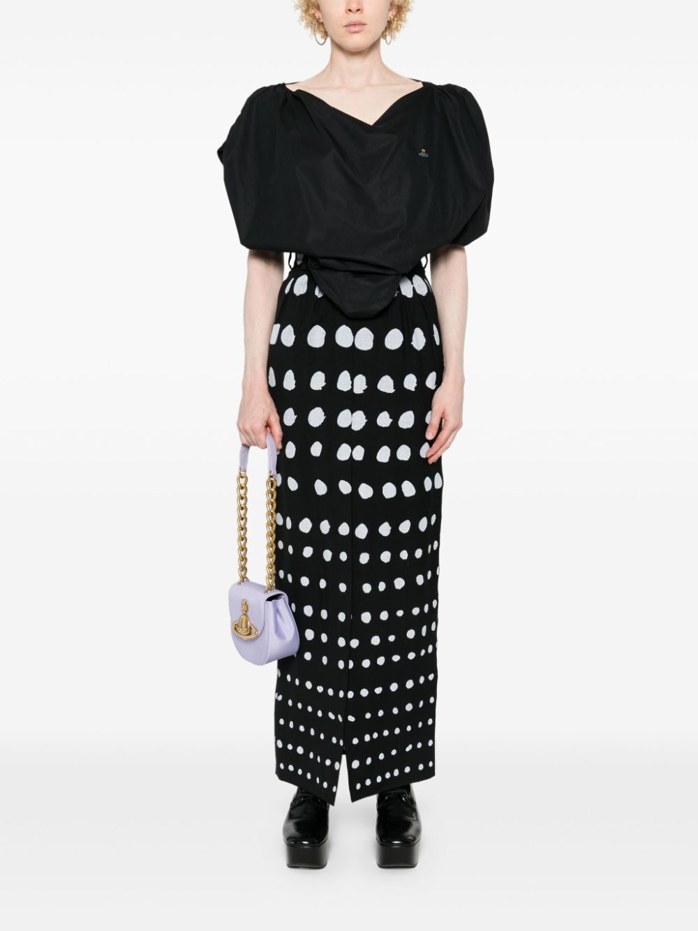 HEART ASYMMETRIC COTTON TOP