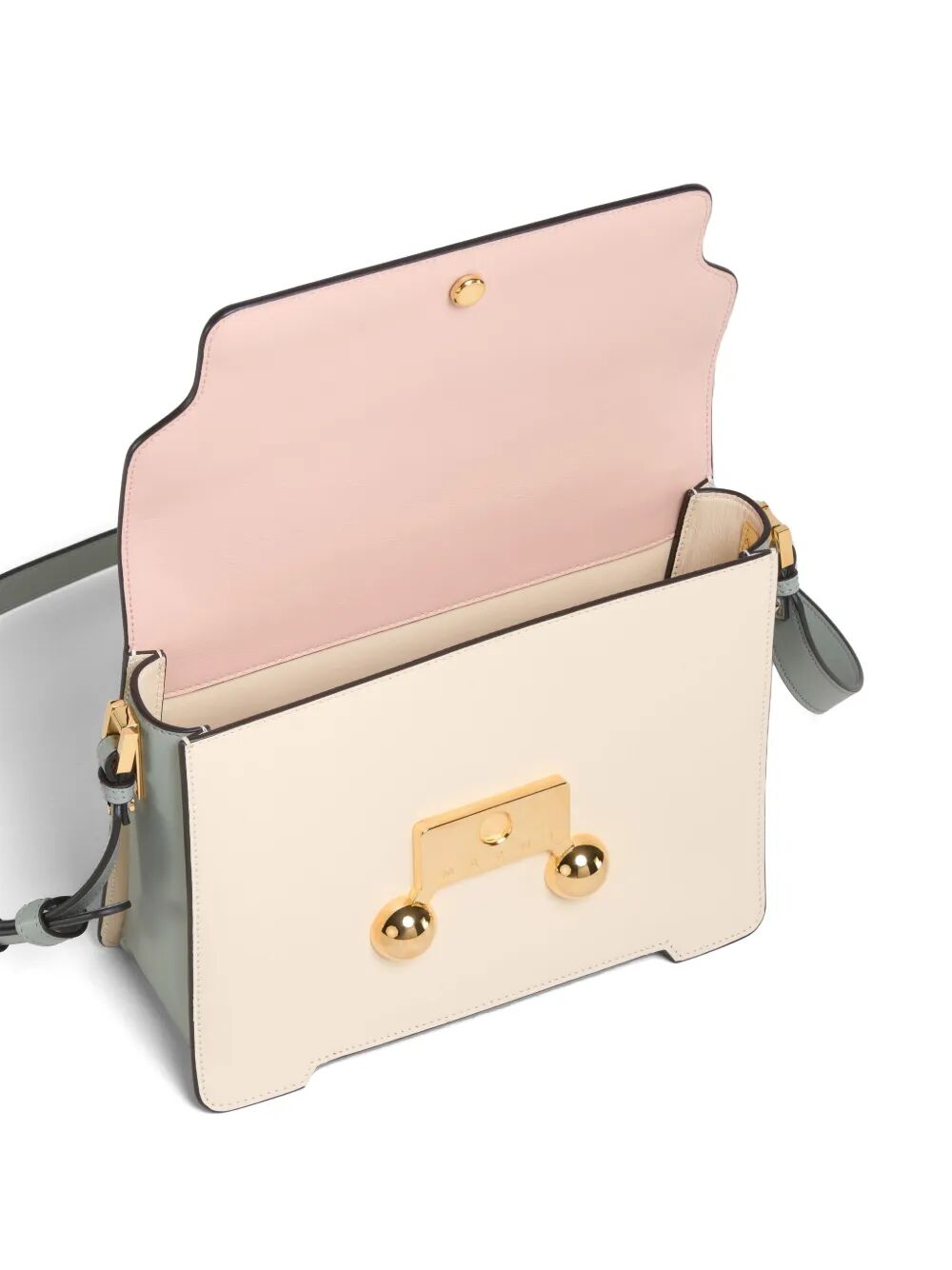 LEATHER TRUNKAROO MEDIUM SHOULDER BAG