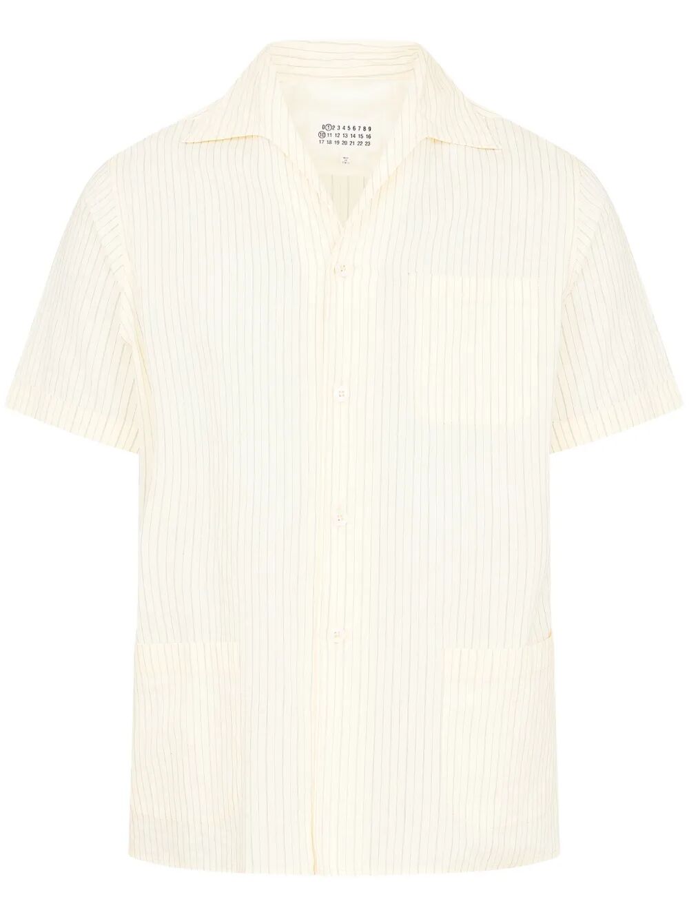 SHORT-SLEEVED STRIPED COTTON SHIRT
