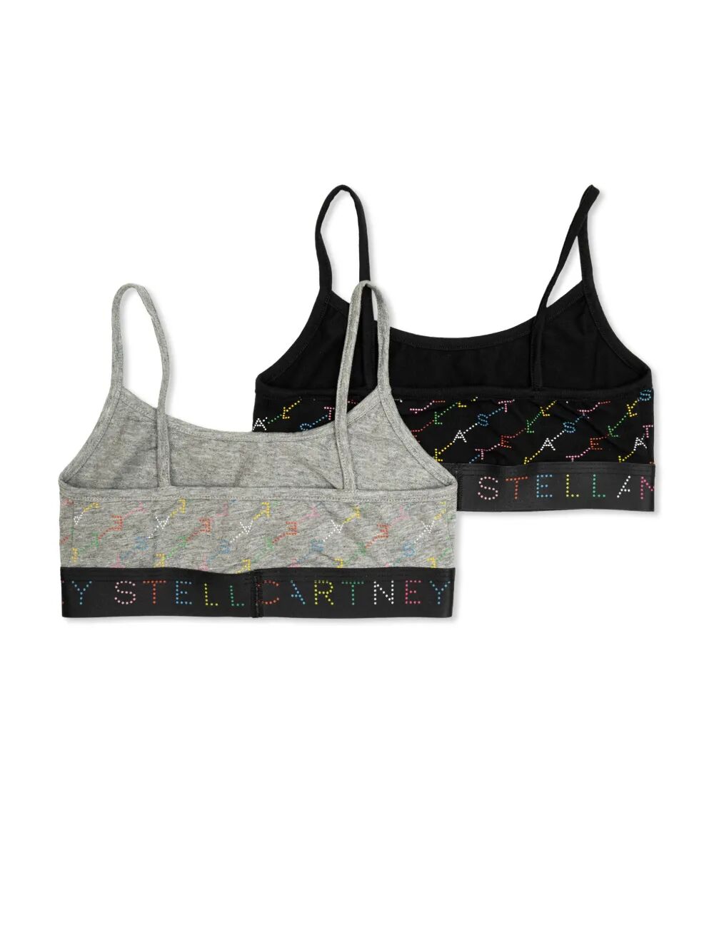 PACK OF TWO LOGO-PRINT BRAS