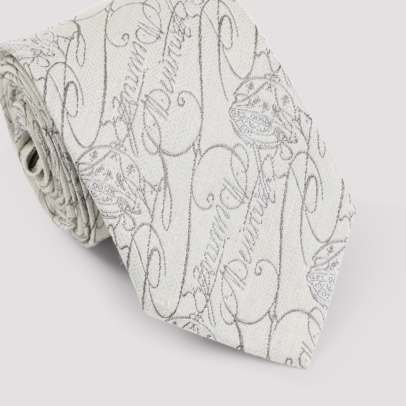 Silk and Linen Tie