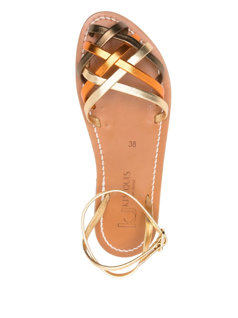 DEMETRIA METALLIC SANDALS