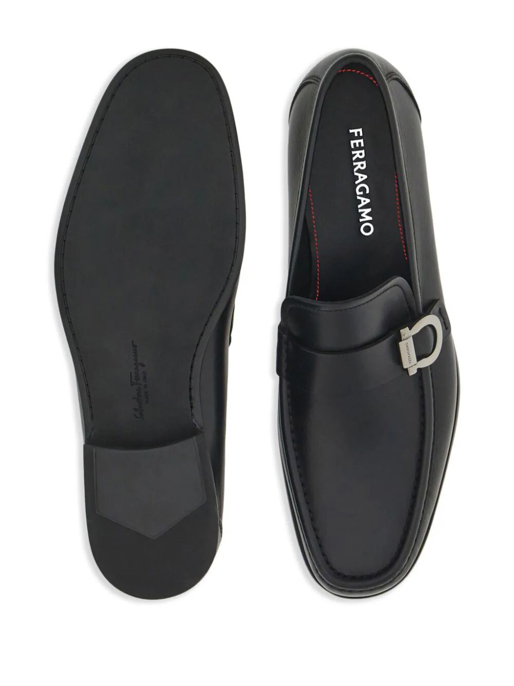 GANCINI ORNAMENT CASPIAN LEATHER LOAFERS