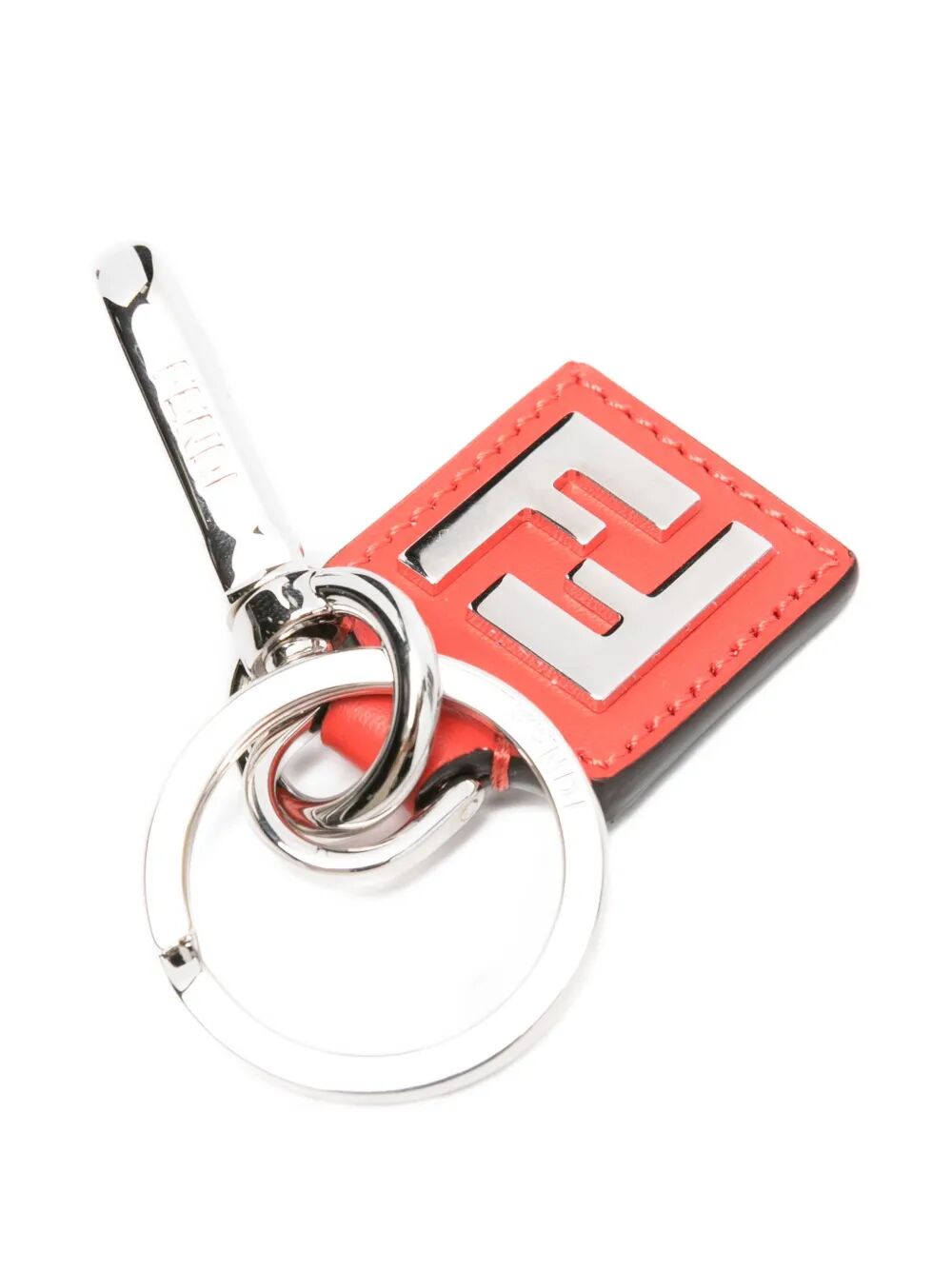 FF SQUARED LEATHER KEY RING