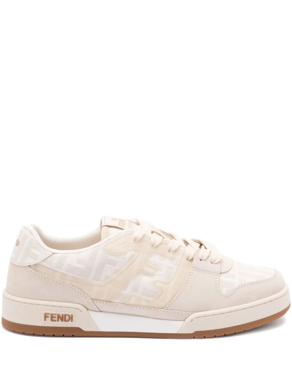 FF JACQUARD AND SUEDE FENDI MATCH SNEAKERS
