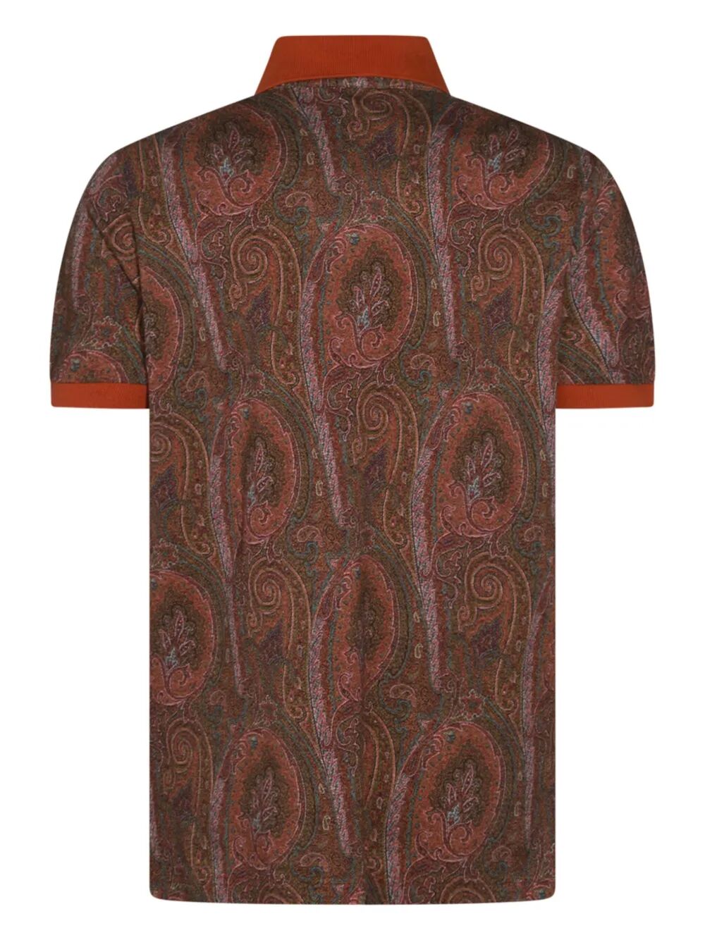 ALL-OVER FOLIAGE COTTON POLO SHIRT