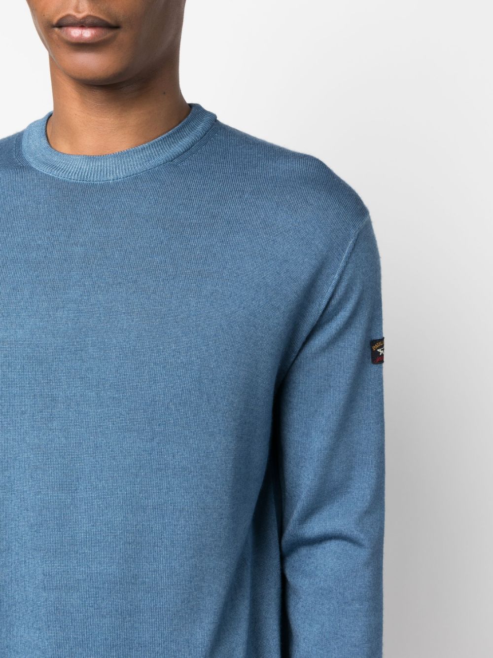 FINE RIBBED WOOL SWEATER