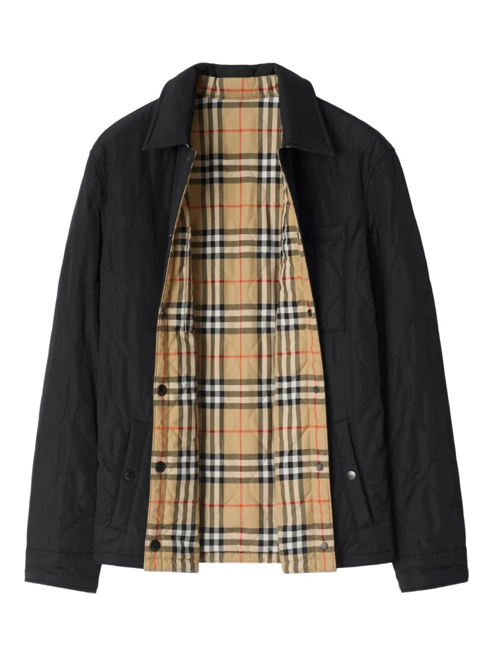 BRIGHTON REVERSIBLE QUILTED NYLON OVERSHIRT