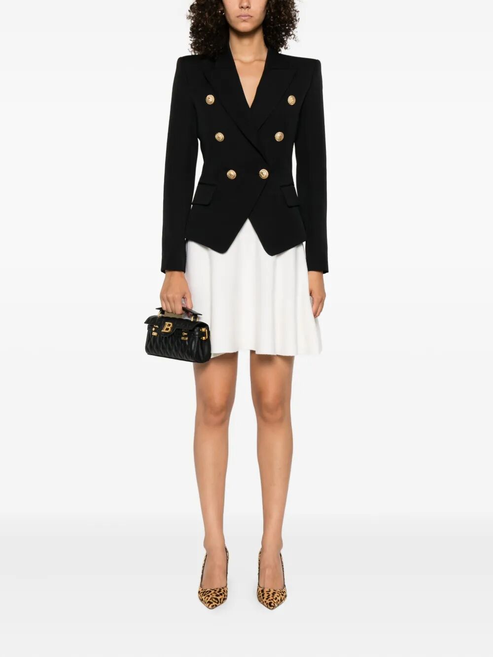 DOUBLE-BREASTED WOOL FITTED JACKET