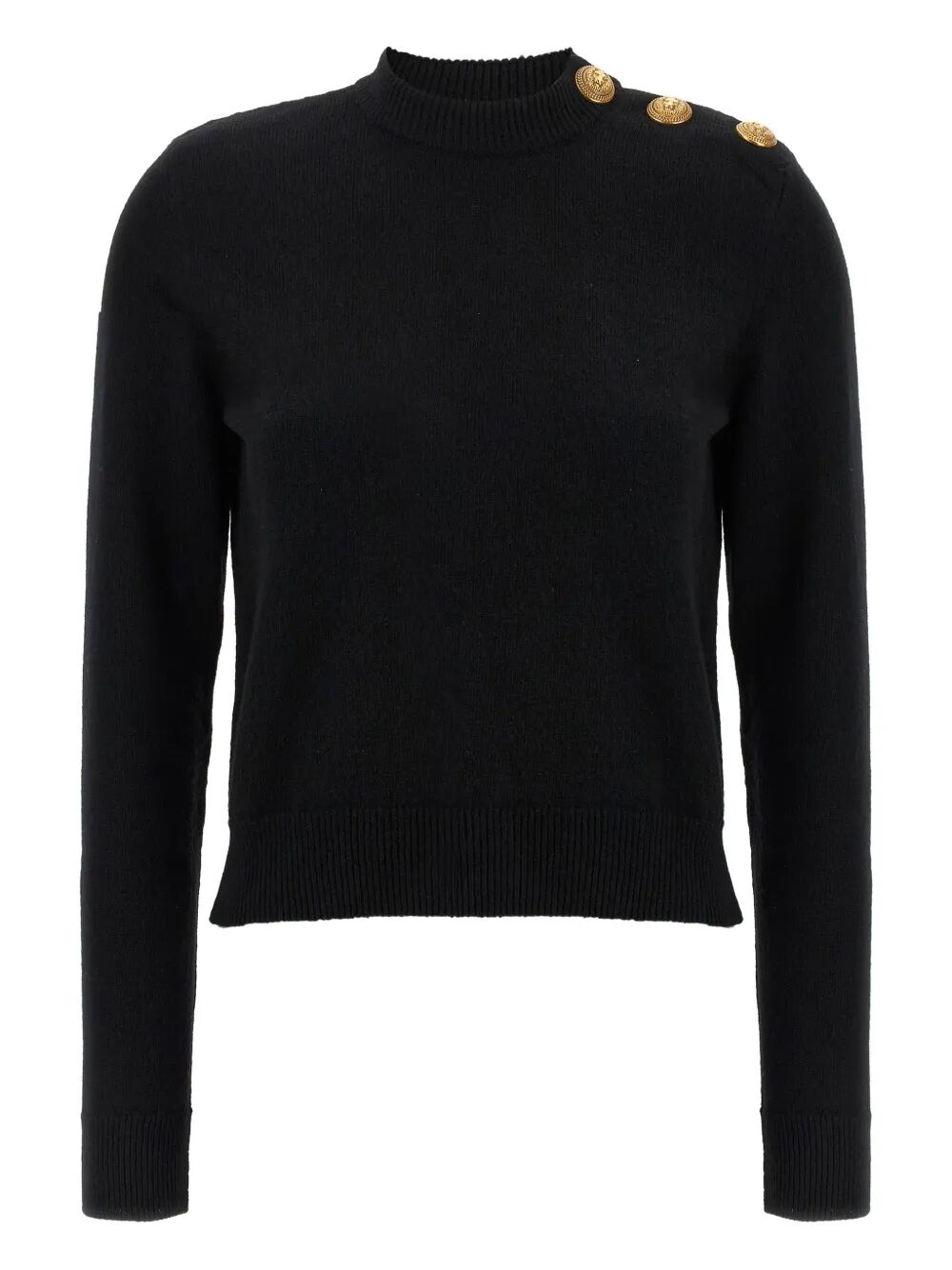 CASHMERE BLEND BUTTONED SWEATER