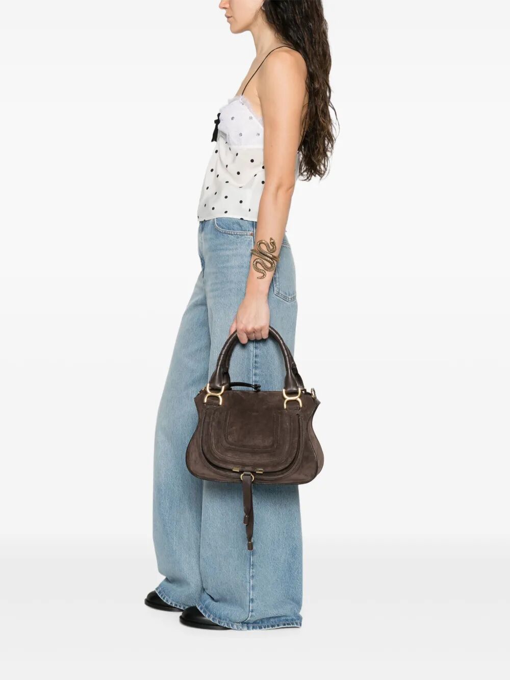SMALL MARCIE BAG IN SUEDE LEATHER