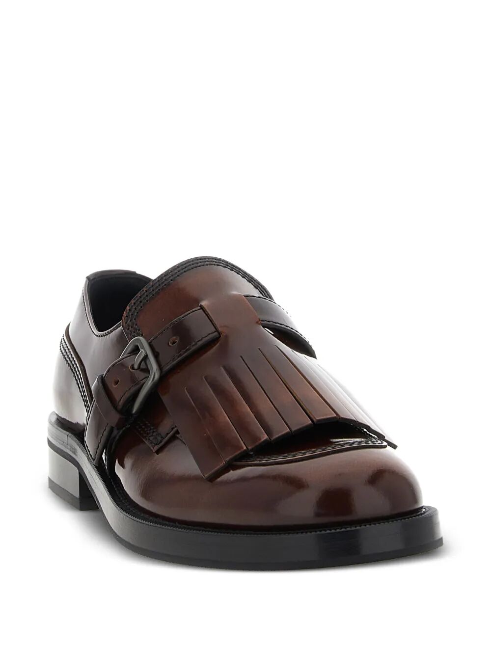 FRINGE-DETAIL MONK SHOES