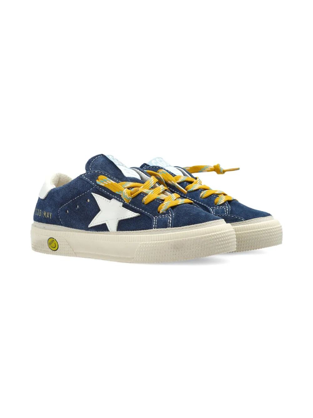 MAY SUEDE SNEAKERS WITH WHITE LEATHER STAR AND HEEL TAB