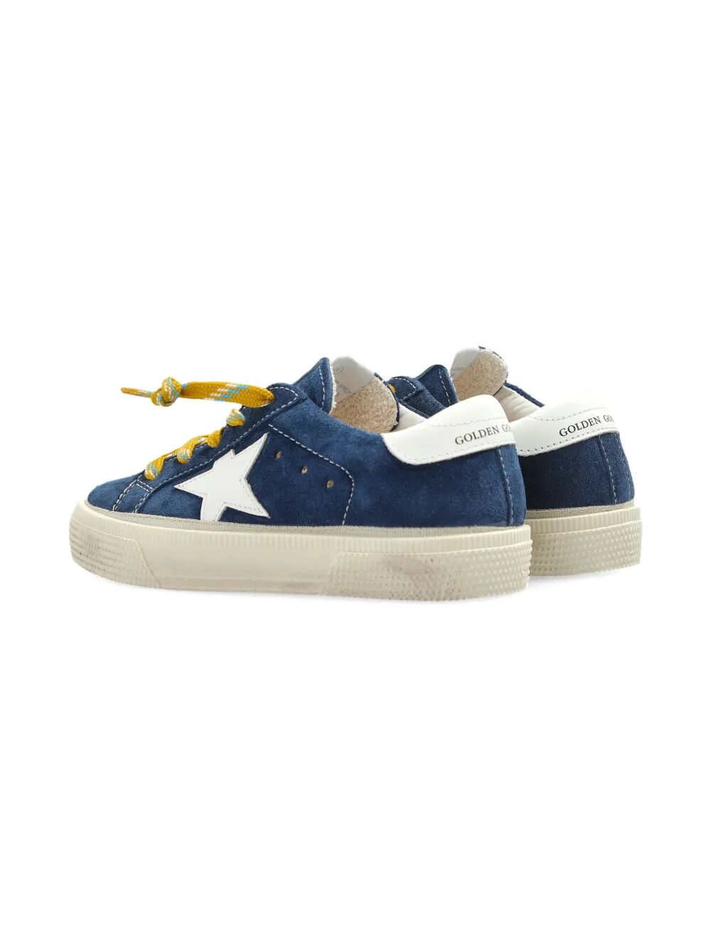 MAY SUEDE SNEAKERS WITH WHITE LEATHER STAR AND HEEL TAB