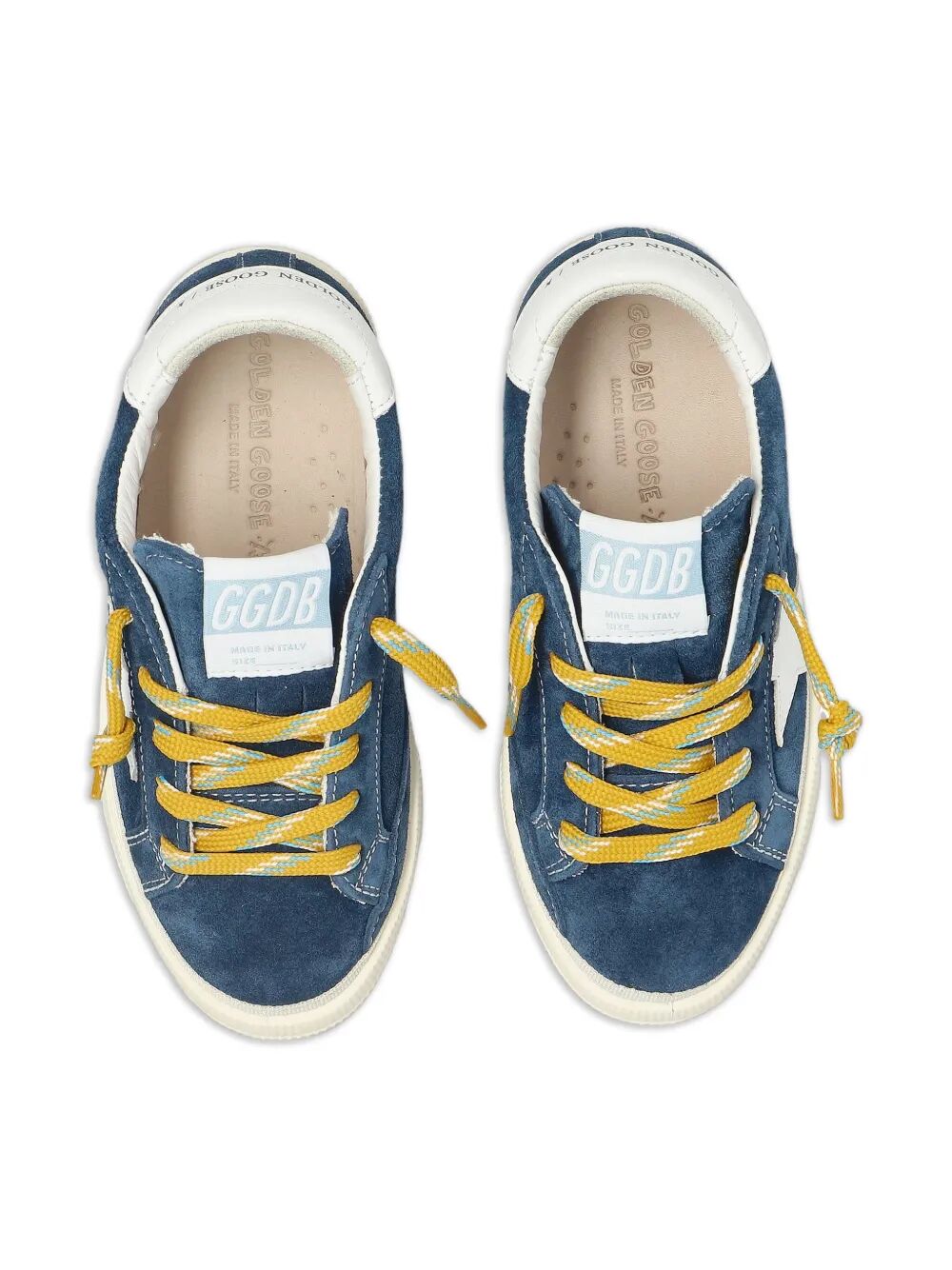 MAY SUEDE SNEAKERS WITH WHITE LEATHER STAR AND HEEL TAB