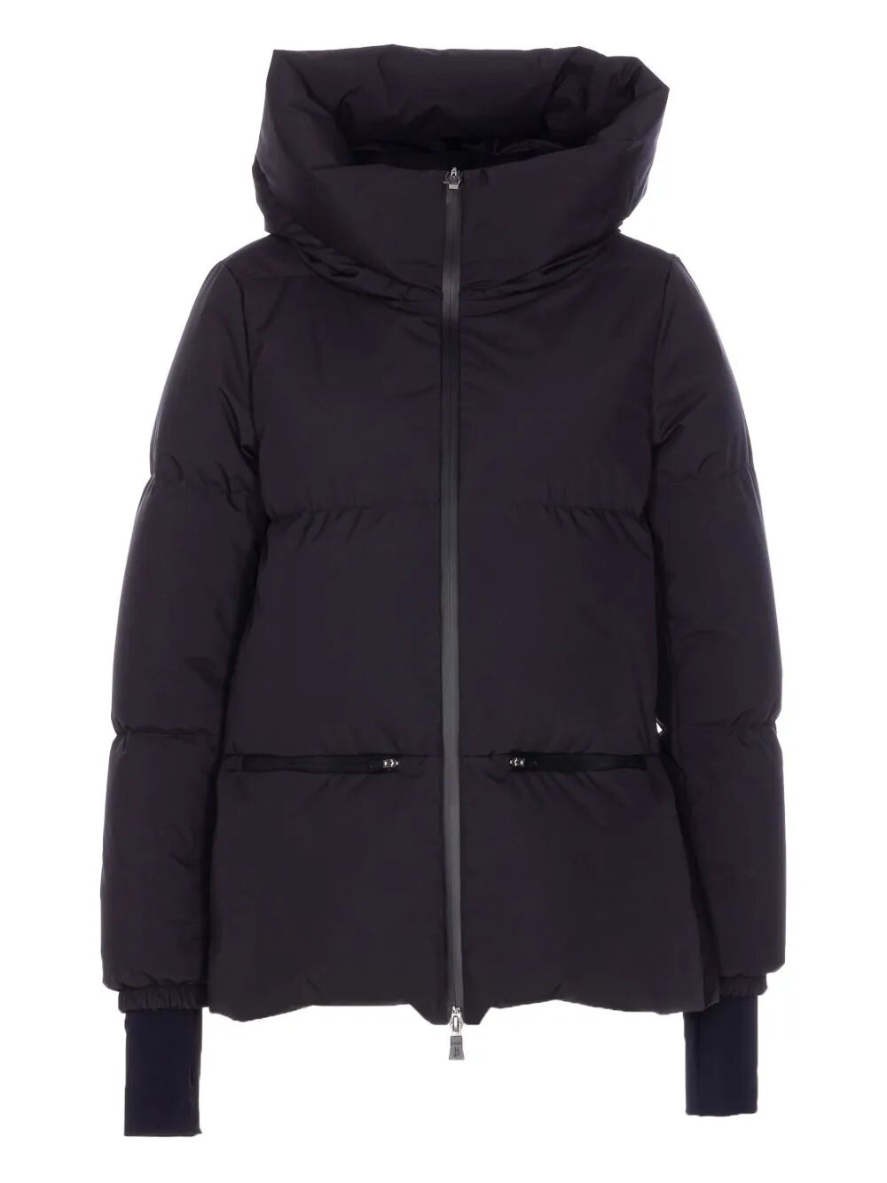 2LAYERS HOODED SHORT DOWN JACKET