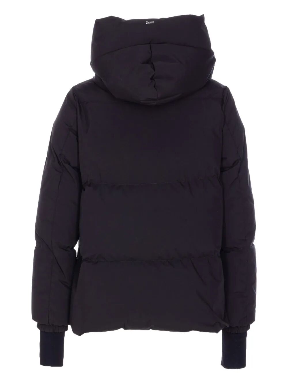 2LAYERS HOODED SHORT DOWN JACKET