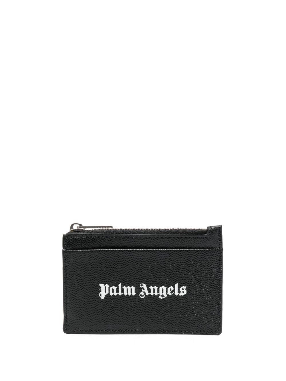 LOGO-PRINT CARD HOLDER WITH ZIP