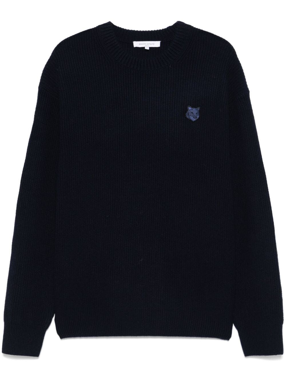 BOLD FOX HEAD PATCH COMFORT RIBBED JUMPER