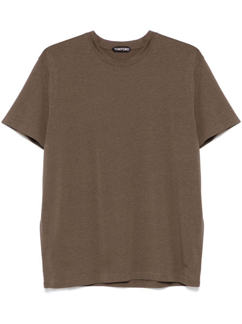 LYOCELL AND COTTON REGULAR FIT T-SHIRT