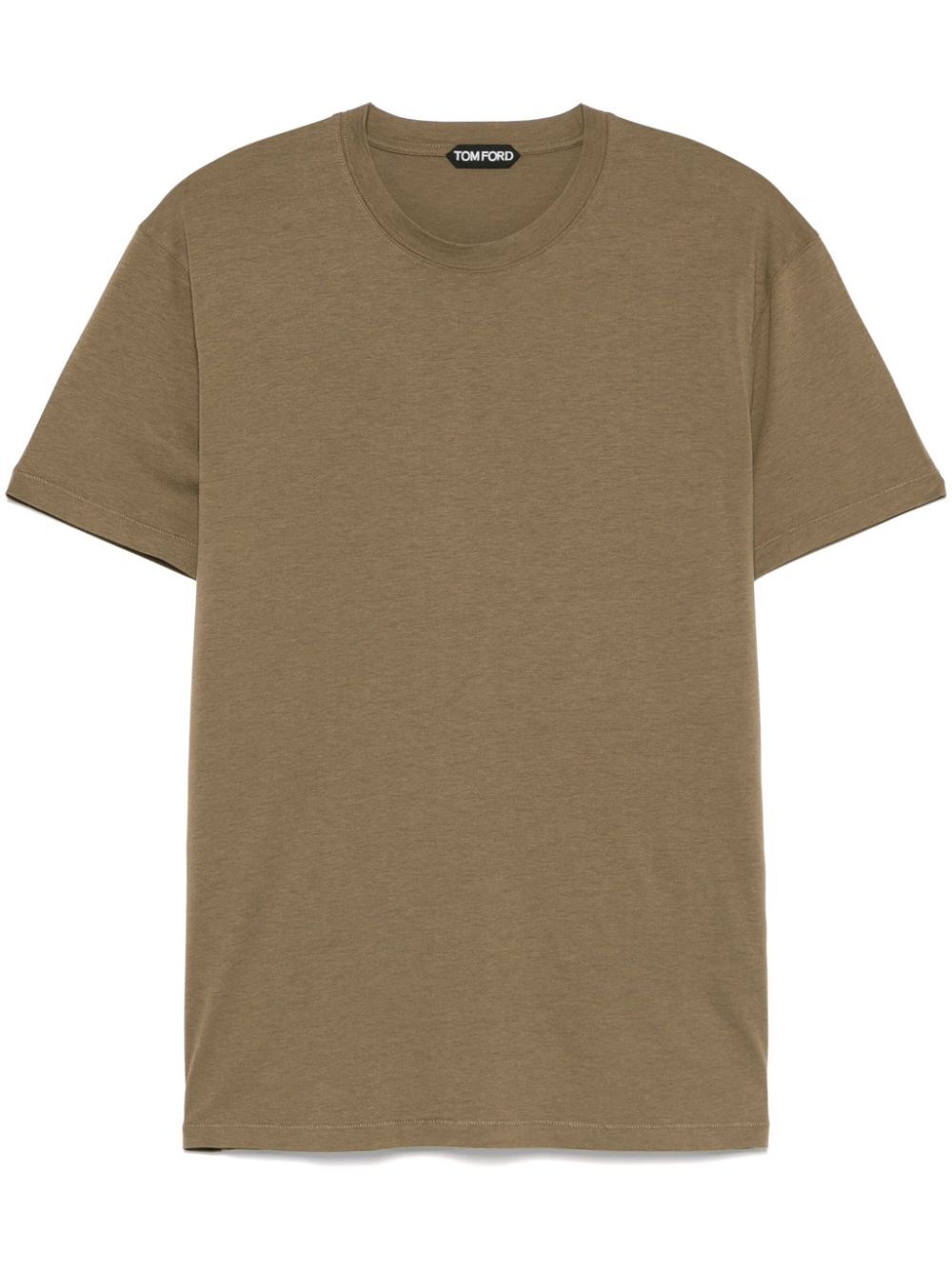LYOCELL AND COTTON REGULAR FIT T-SHIRT