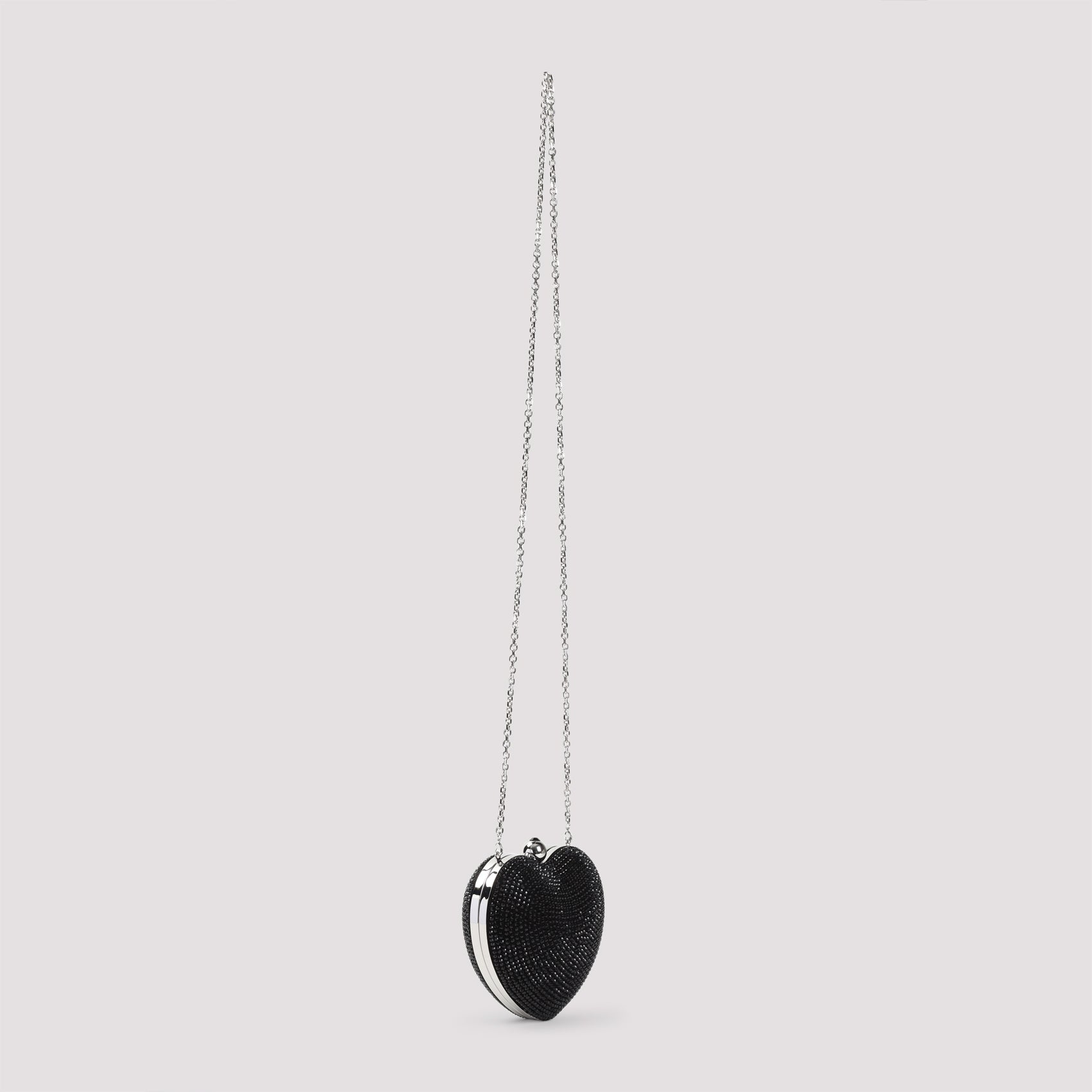 Crystal Heart Hotfix Small Clutch