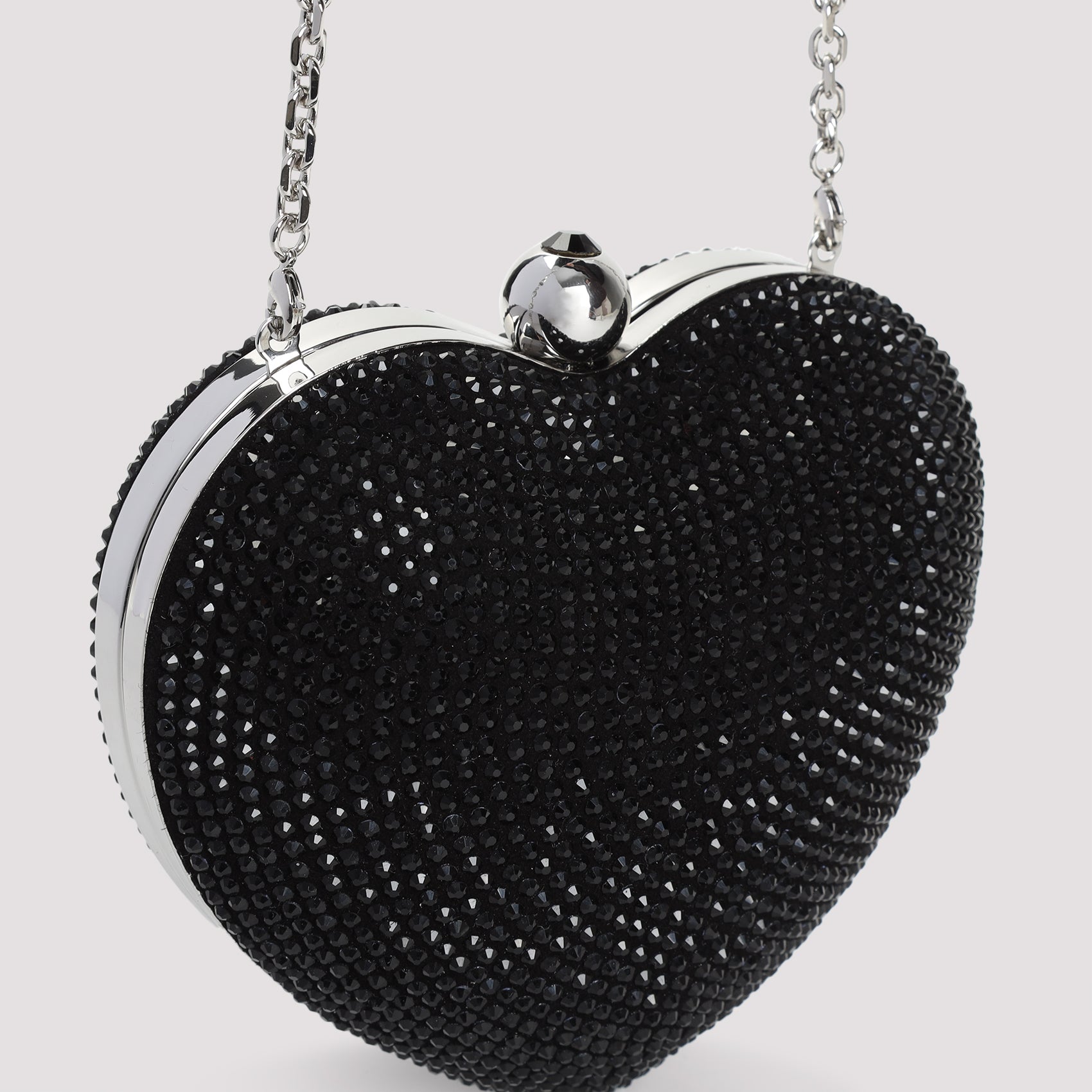 Crystal Heart Hotfix Small Clutch