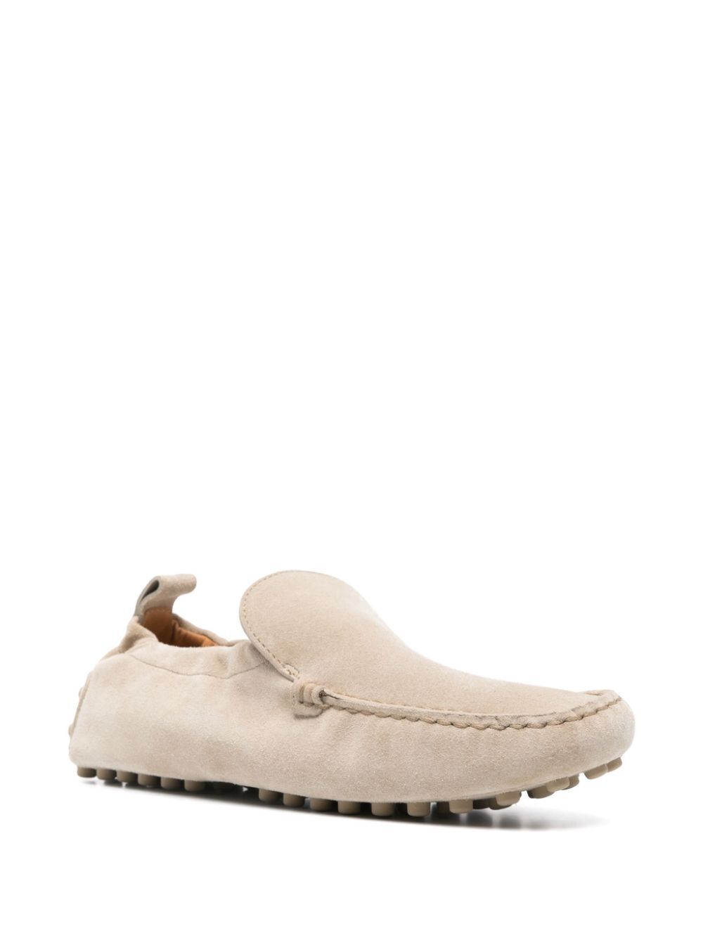 GOMMINO CURLED SUEDE LOAFERS