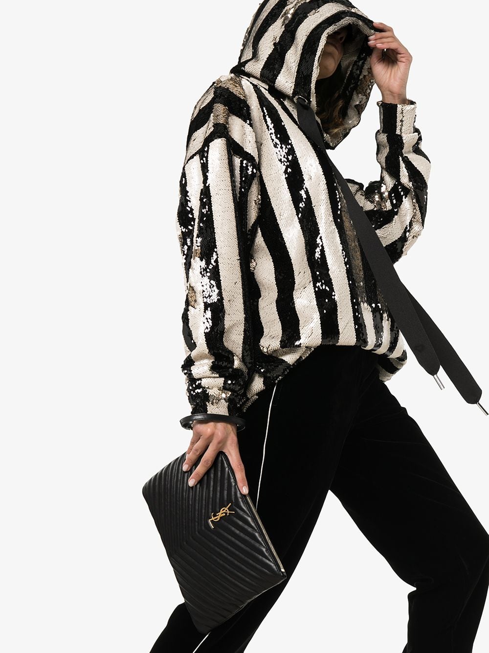 CASSANDRE MATELASSÉ LEATHER TABLET POUCH