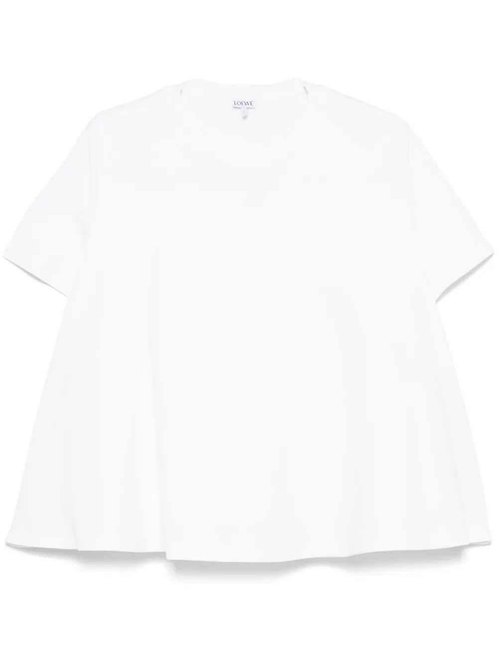 ANAGRAM-EMBROIDERED TRAPEZE T-SHIRT