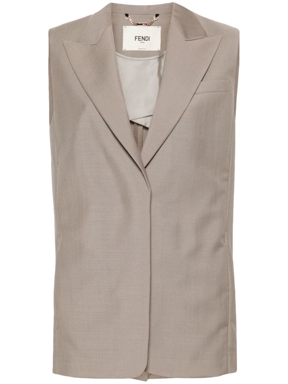 TAILORED MOHAIR GILET