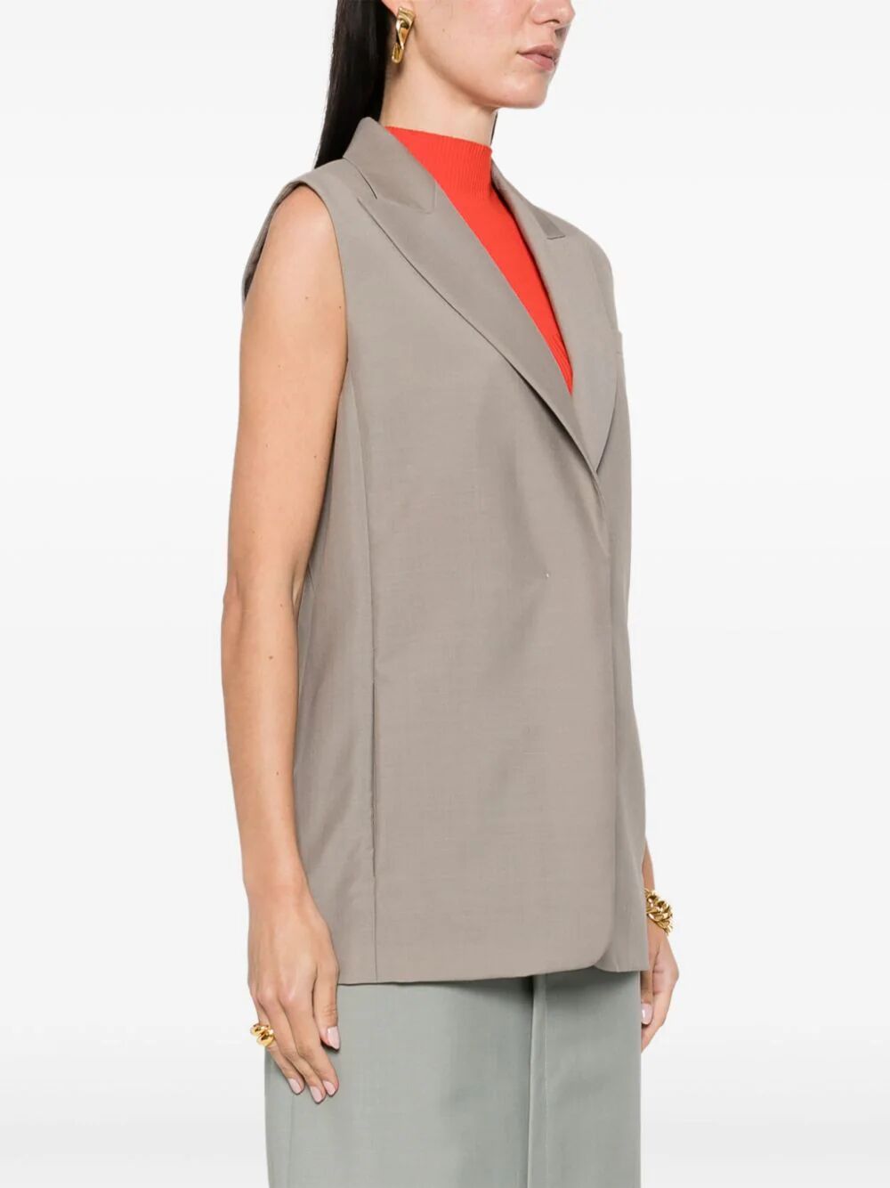 GILET SARTORIALE IN MOHAIR