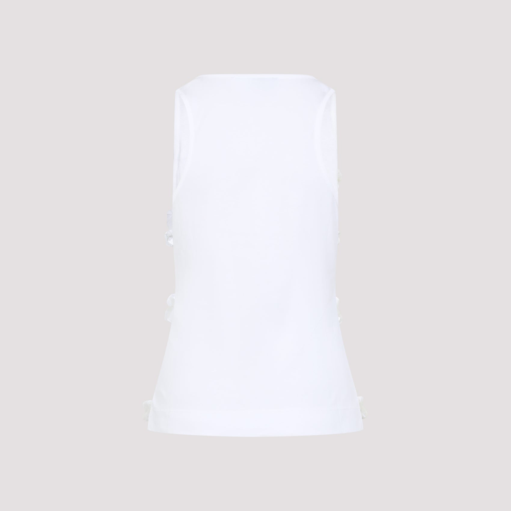 Fitted Ruffle Frill Tank Top