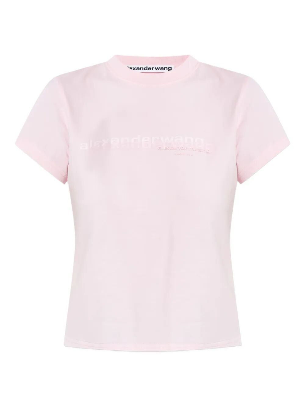 COTTON SHRUNKEN LOGO T-SHIRT